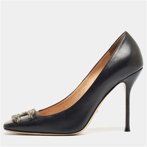 gucci dionysus black pumps|GUCCI Dionysus .